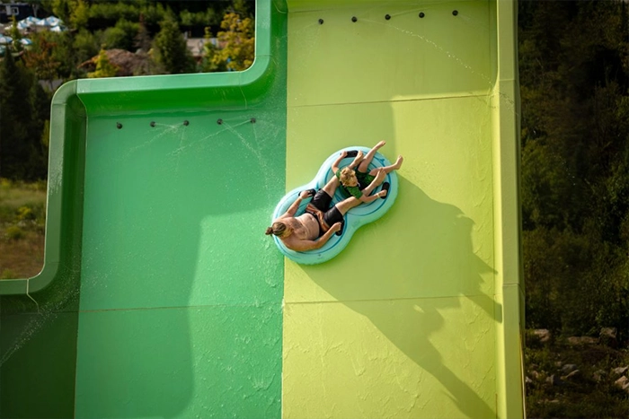 parc aquatique atlantide-glissade d'eau-vipere